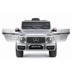 Elektrické autíčko Mercedes AMG G63, lakované - strieborné